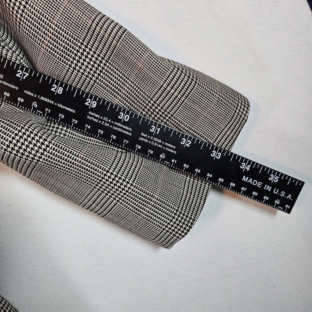 Lauren Ralph Lauren Blazer Men's 44L Glen Check‎ Plaid Wool Sport Coat Academia